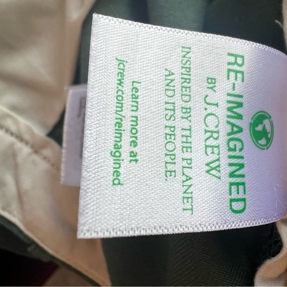 J Crew Men W38 L32 Flex Slim Pants Flat Front Green Tapered Leg Work Office - Picture 12 of 13